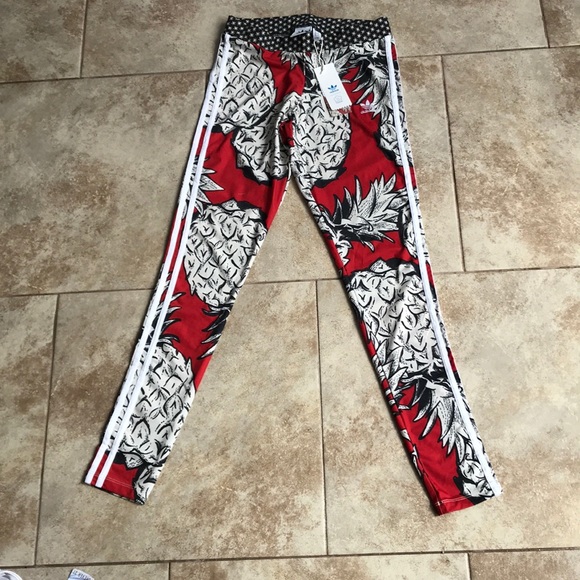 adidas pineapple leggings xl